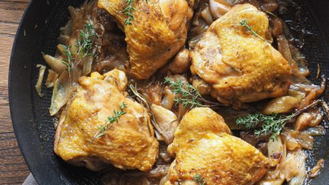 Cómo preparar pechugas de pollo de Corral braseadas